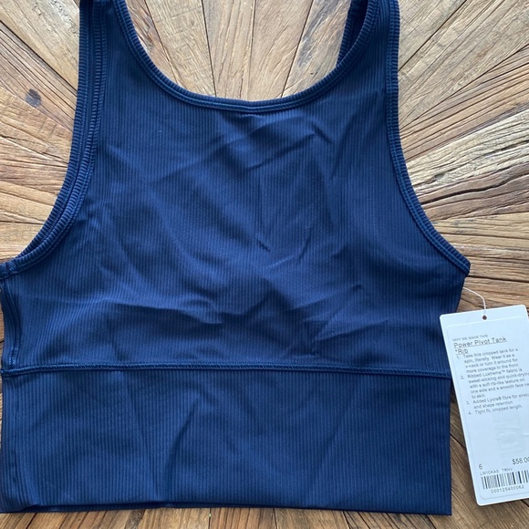 Lululemon Power Pivot Ribbed Tank Top - Picture 3 of 4